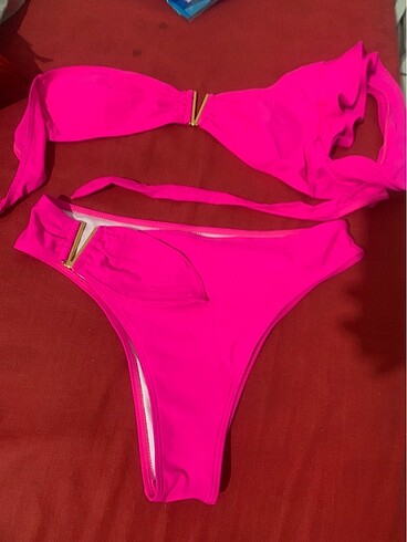 Aker Fuşya pembe bikini