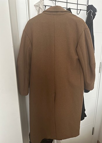 Bershka Çift Düğmeli Bershka Kaban