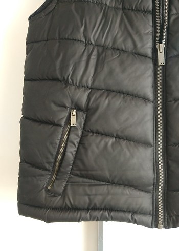 Siyah Fermuarlı Erkek Yelek - Görsel 3