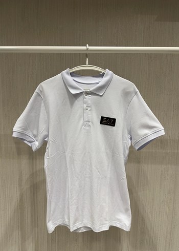 Düğmeli Beyaz Erkek Polo Tişört