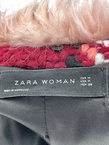 m Beden bordo Renk Zara Kaban %70 İndirimli.