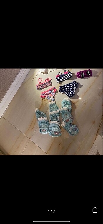 Bebek bikini 1-2 yaş havuz bezi