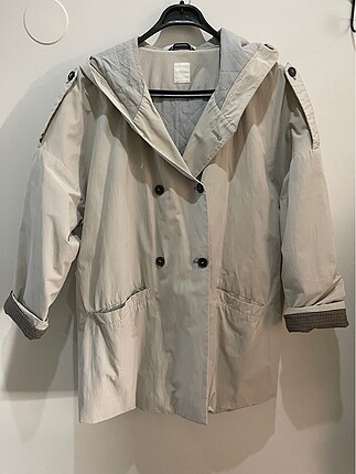 Yargıcı trençkot oversize