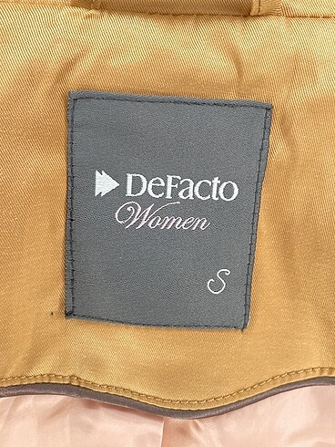 s Beden camel Renk Defacto Blazer %70 İndirimli.
