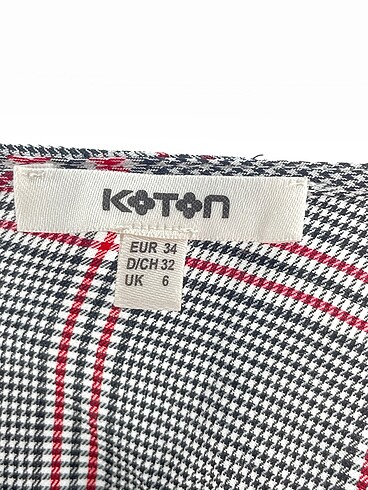 34 Beden gri Renk Koton Günlük Elbise %70 İndirimli.