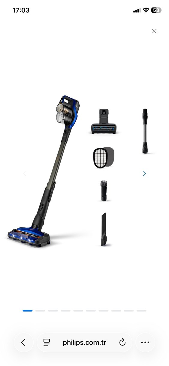 Philips X8049 kablosuz dikey süpürge Konya içi elden teslim - Görsel 4