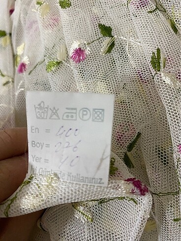 400x276 sık pileli tül perde - Görsel 3