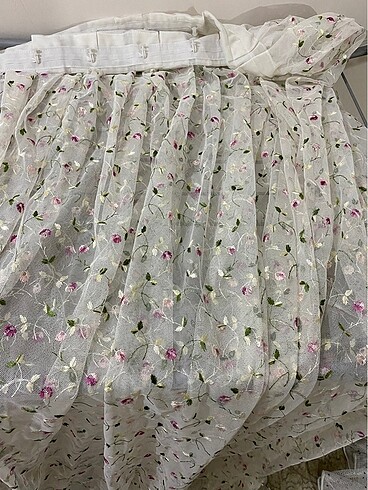 400x276 sık pileli tül perde - Görsel 2
