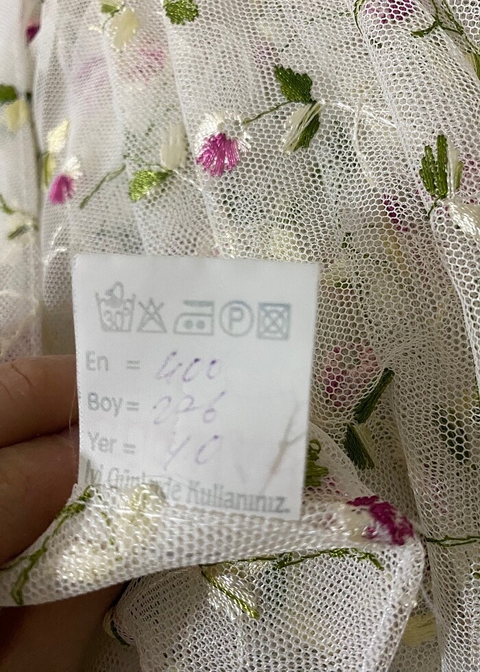 400x276 sık pileli tül perde - Görsel 3