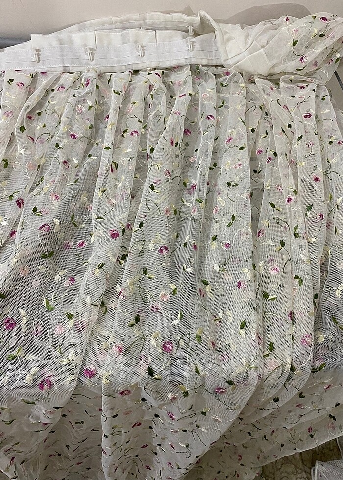 400x276 sık pileli tül perde - Görsel 2