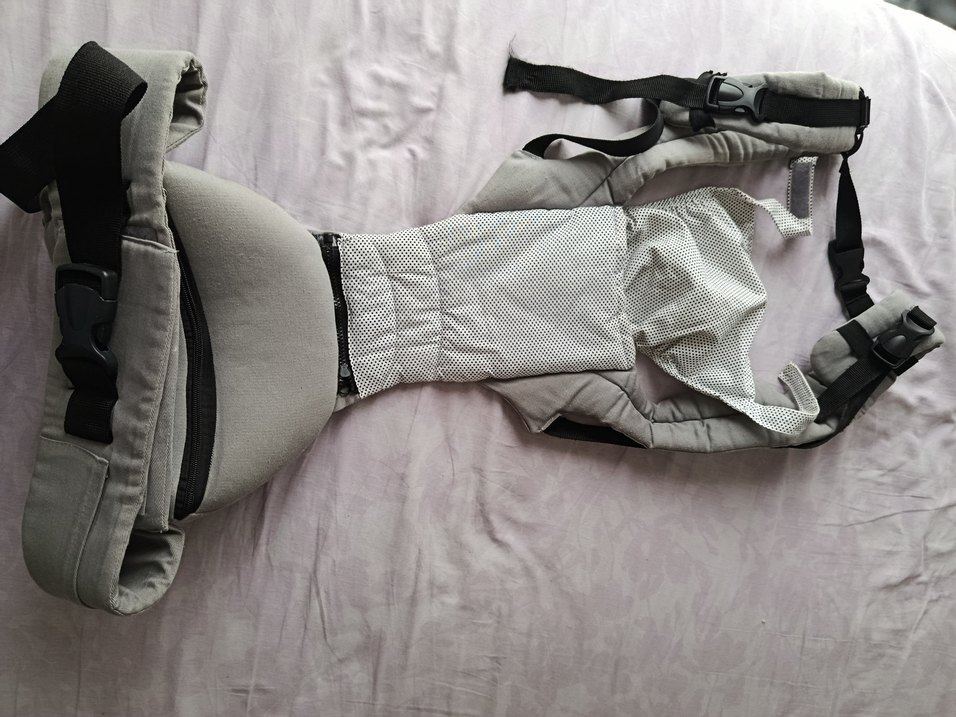 Star Kanguru Bebek Taşıyıcı Gri (egg baby sling hediye) - Görsel 5