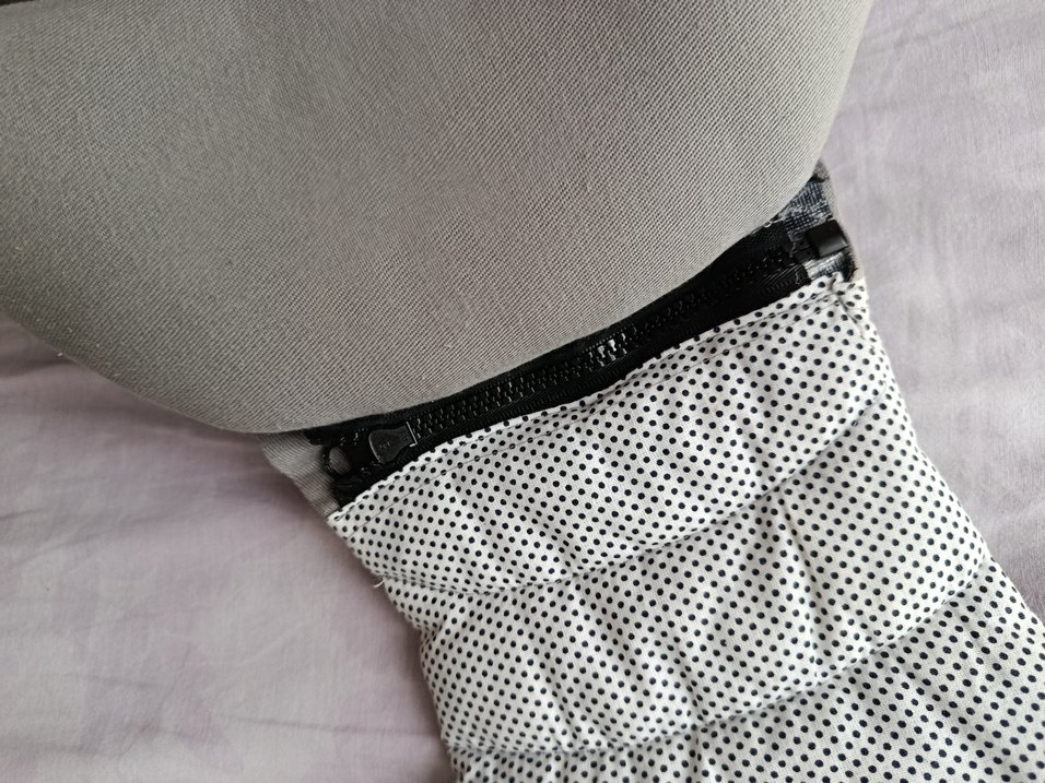 Star Kanguru Bebek Taşıyıcı Gri (egg baby sling hediye) - Görsel 3