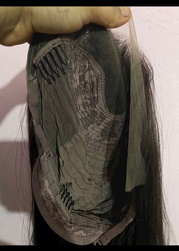 Gerçek saç dokusunda tül peruk - Görsel 5