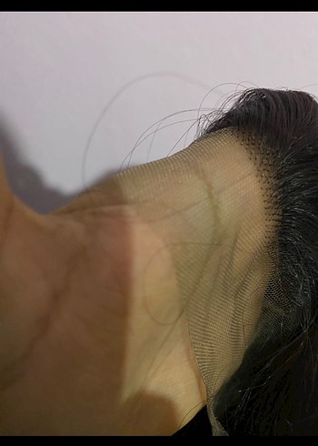 Gerçek saç dokusunda tül peruk - Görsel 7