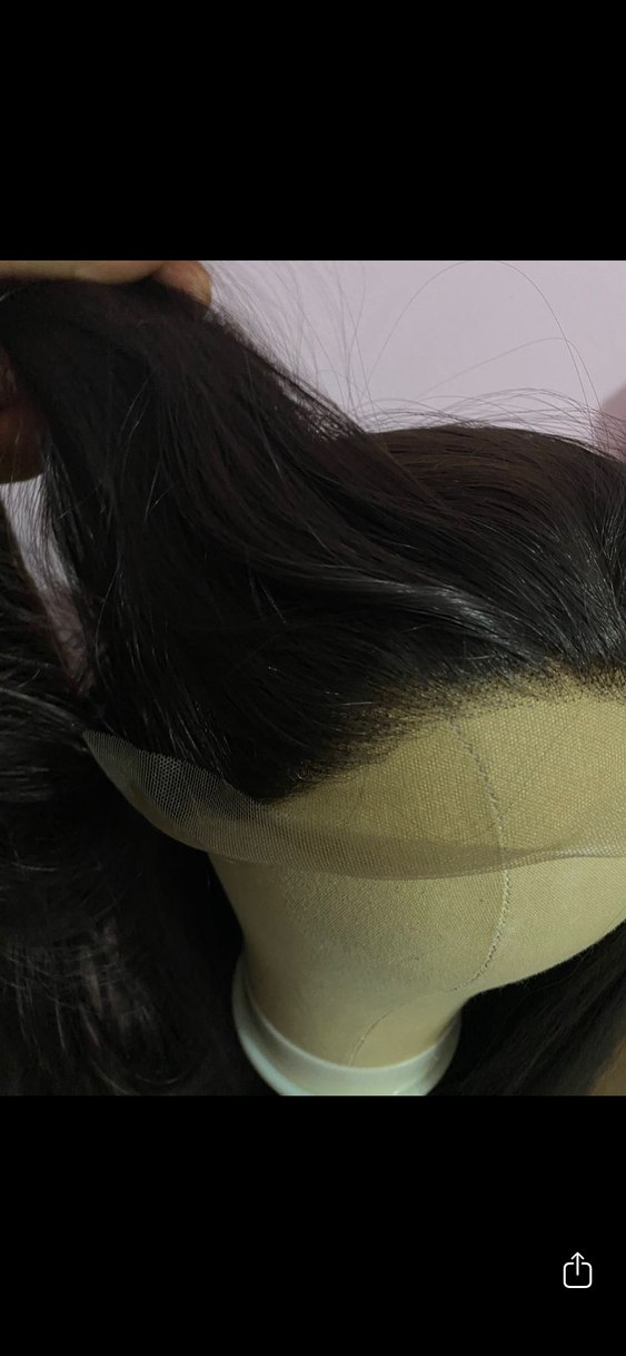 Gerçek saç dokusunda tül peruk - Görsel 4