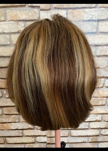 Gerçek saç tül peruk - Görsel 2