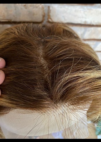 Gerçek saç tül peruk - Görsel 4