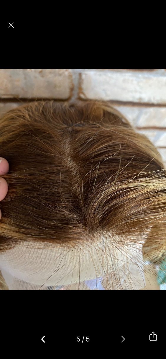 Gerçek saç tül peruk - Görsel 4