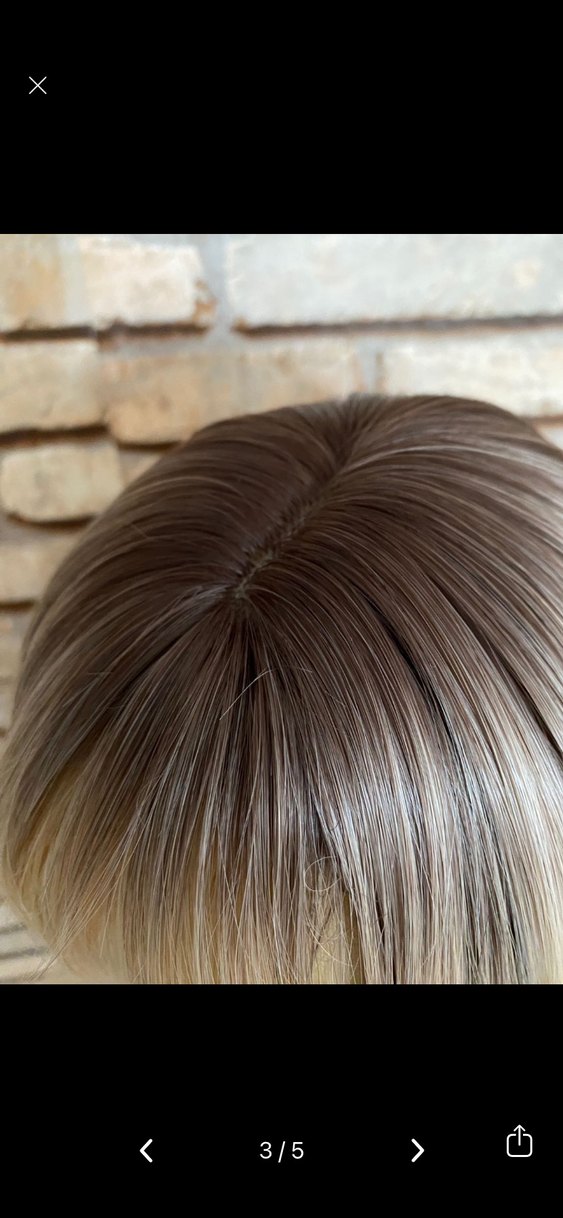 Gerçek saç dokusunda peruk - Görsel 4