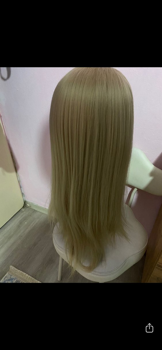 Gerçek saç dokusunda sıfır tül. Peruk - Görsel 2