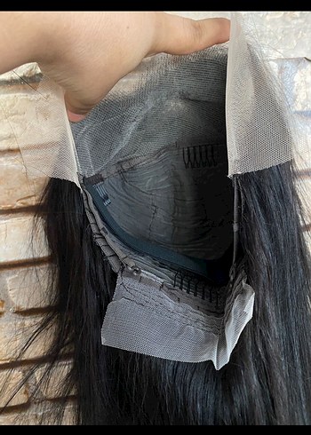 Gerçek insan saçı peruk - Görsel 7