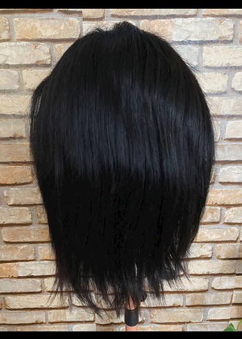 Gerçek insan saçı peruk - Görsel 3