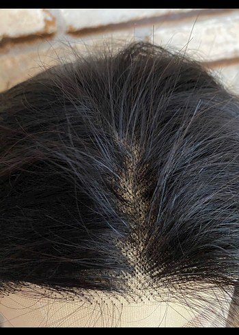 Gerçek insan saçı peruk - Görsel 5