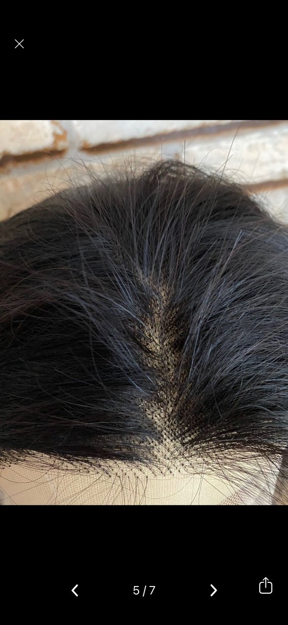 Gerçek insan saçı peruk - Görsel 5