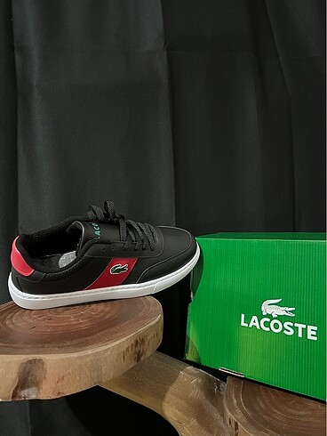 42 Beden siyah Renk LACOSTE ERKEK SPOR AYAKKABI