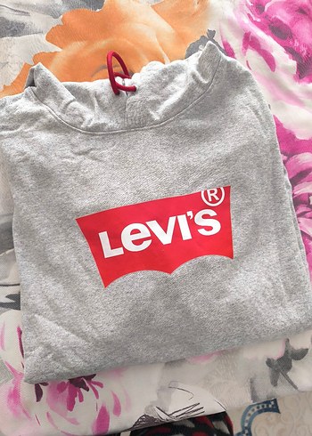 Levi's Gri Kapüşonlu Erkek Sweatshirt - Görsel 2