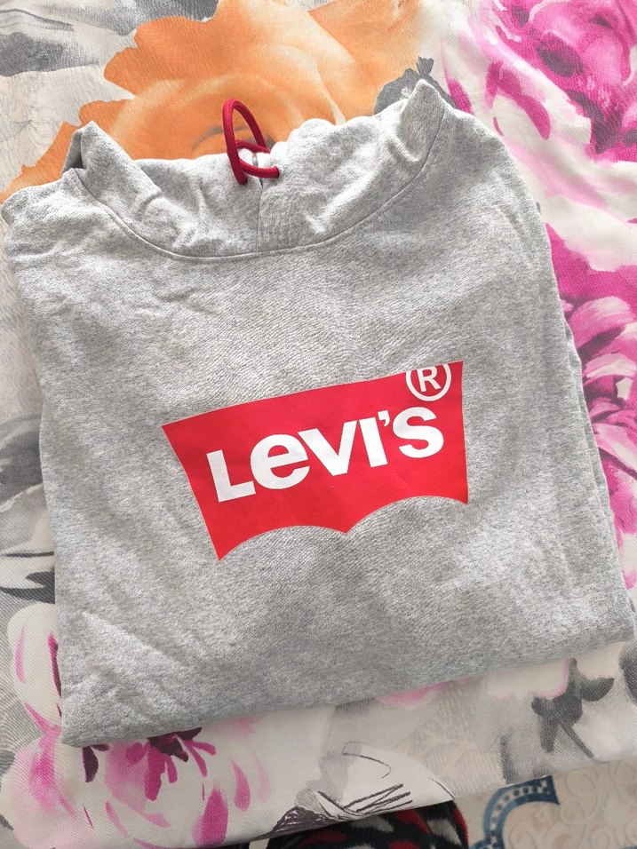 Levi's Gri Kapüşonlu Erkek Sweatshirt - Görsel 2