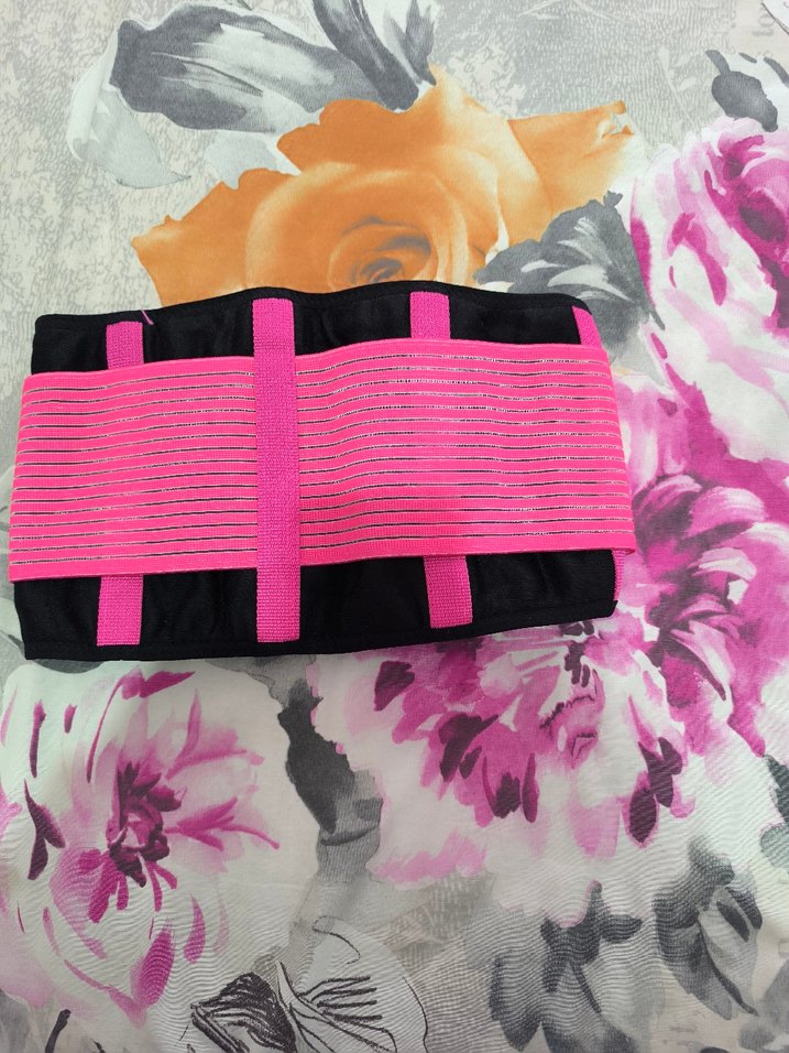 Pembe Elastik Kadın doğum sonrası korse - Görsel 3