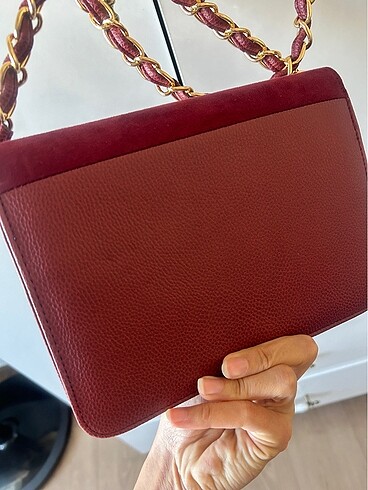 Beden bordo Renk Chanel Çanta
