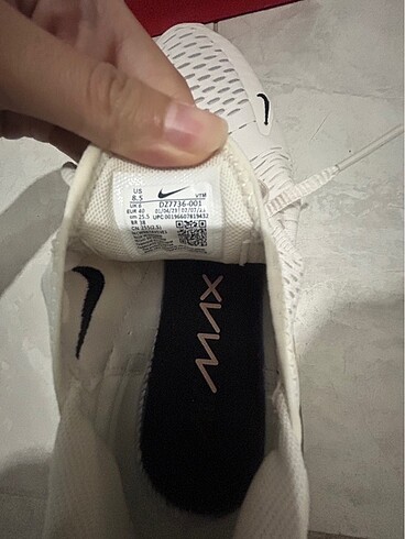 40 Beden ten rengi Renk Nike 270