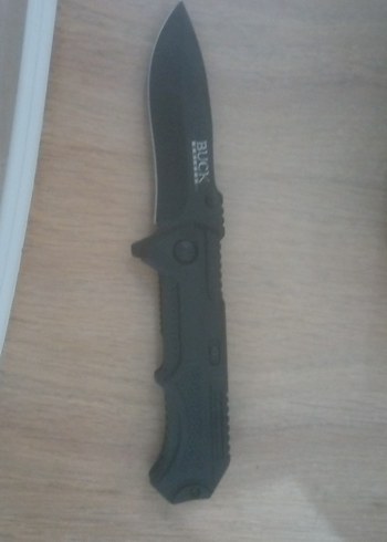 Siyah Katlanabilir Buck Çakı - Görsel 2