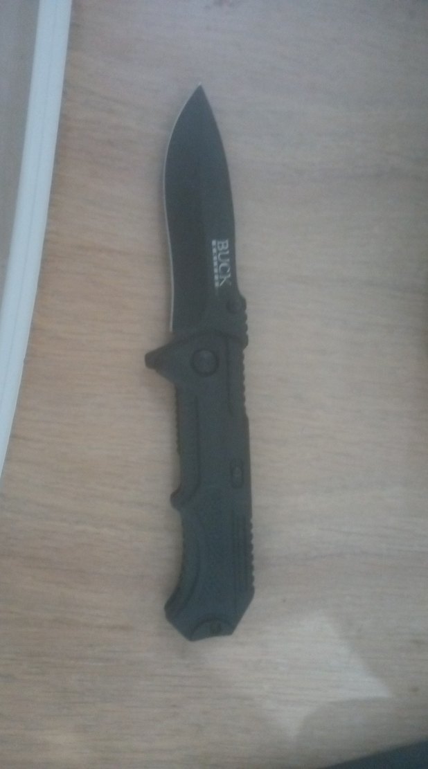 Siyah Katlanabilir Buck Çakı - Görsel 2