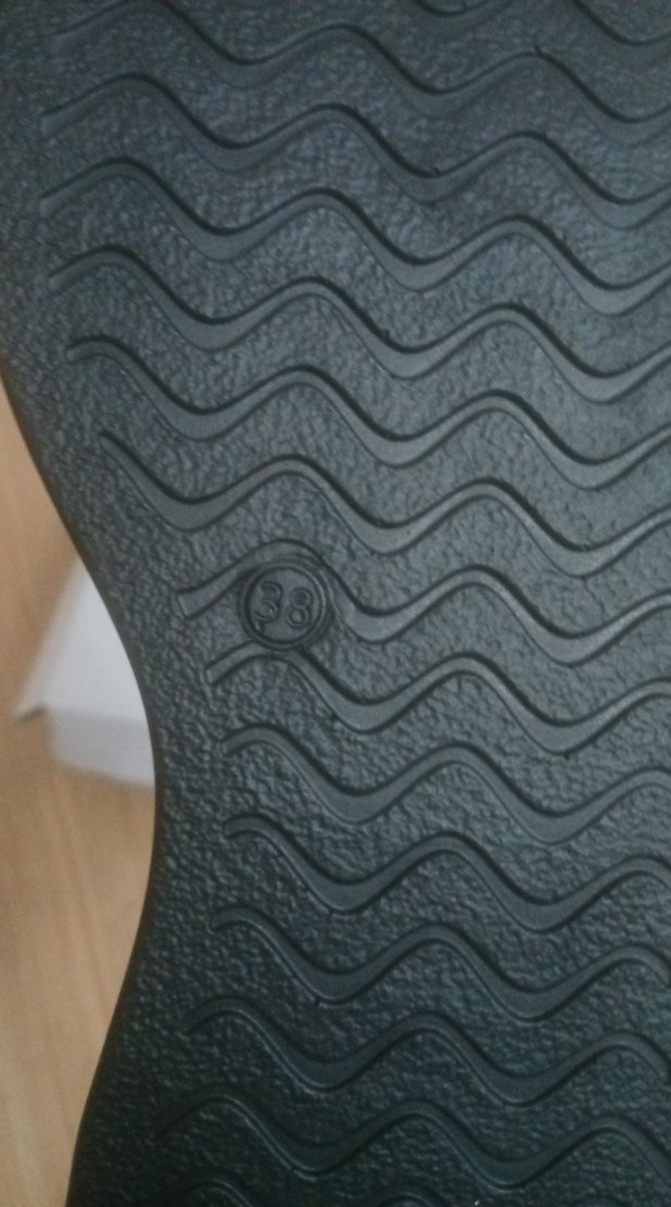 Siyah Dolgu Topuklu deri Kadın Terlik - Görsel 3