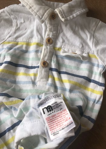 Bebek Erkek 1-3 aylık Düğmeli Pamuk - Görsel 4