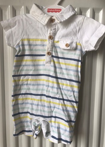 Bebek Erkek 1-3 aylık Düğmeli Pamuk - Görsel 2