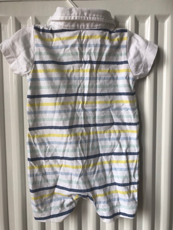 Bebek Erkek 1-3 aylık Düğmeli Pamuk - Görsel 3