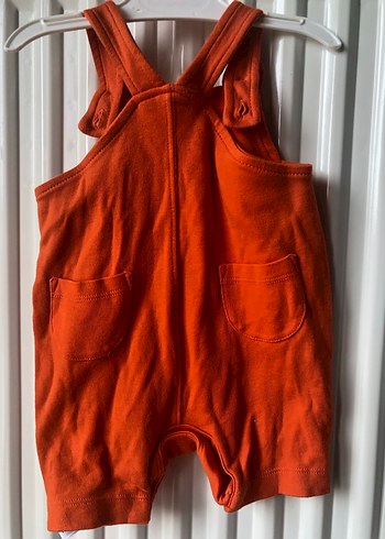 Bebek 1-3 ay kaplanlı salopet turuncu - Görsel 3