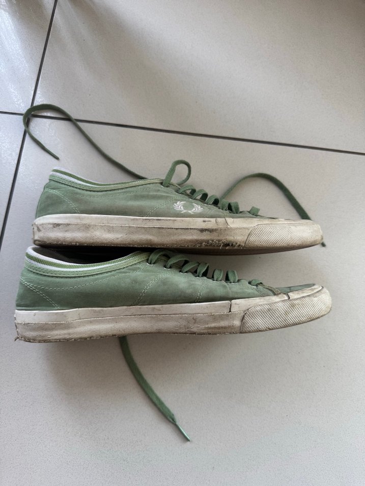 Fred perry 42 yeşil erkek ayakkabı - Görsel 3