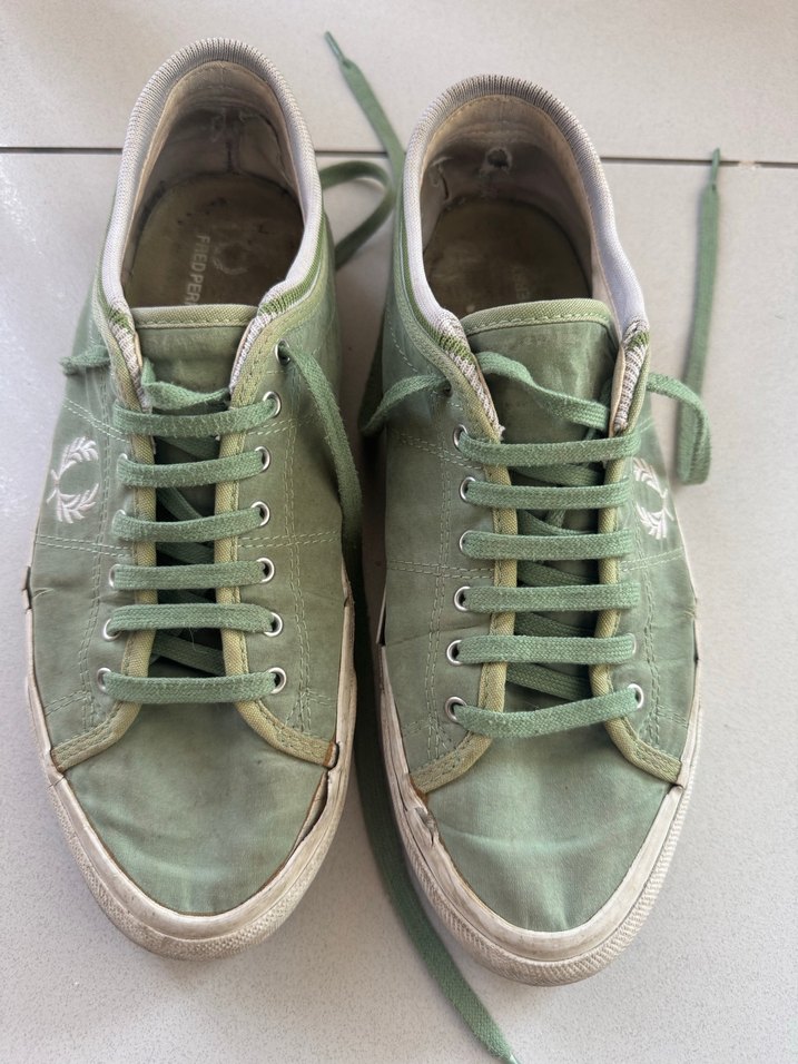 Fred perry 42 yeşil erkek ayakkabı - Görsel 4