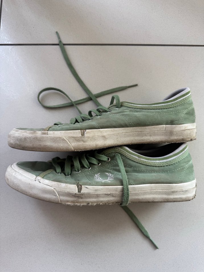 Fred perry 42 yeşil erkek ayakkabı - Görsel 2