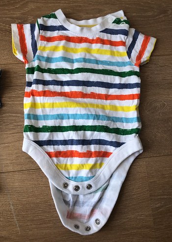 Erkek bebek 1-3 ay Mothercare body ve tshirt - Görsel 4