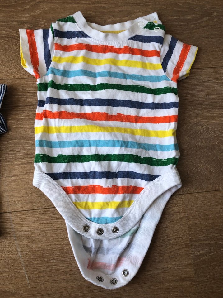 Erkek bebek 1-3 ay Mothercare body ve tshirt - Görsel 4