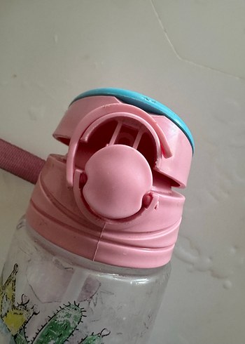 Unicorn Desenli Pembe kız Çocuk Termos Matara - Görsel 3