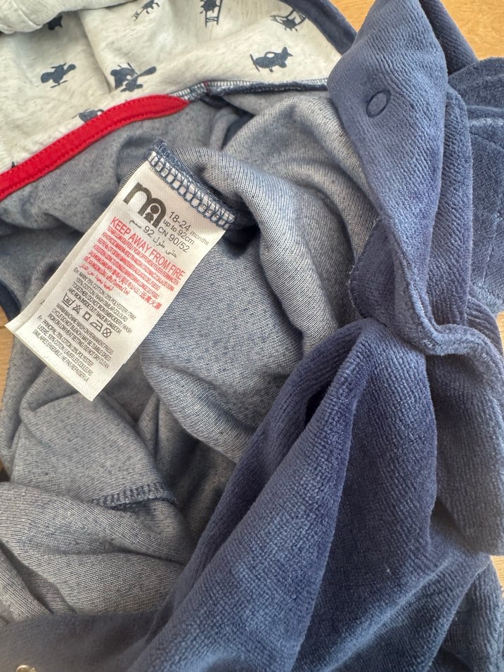 Mothercare Lacivert erkek bebek salopet - Görsel 4