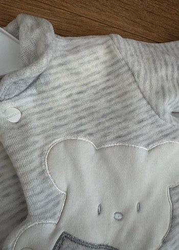 Chicco unisex 6 ay kadife tulum - Görsel 2