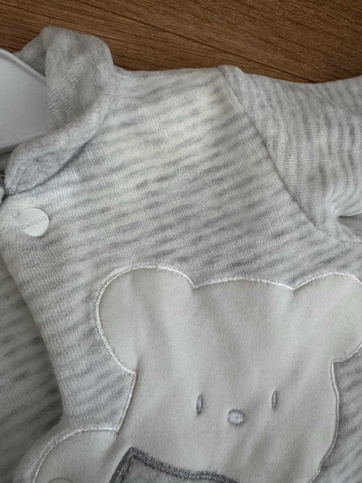 Chicco unisex 6 ay kadife tulum - Görsel 2